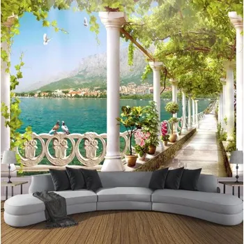 Fototapeta Solution Media 3D tapeta - Výhled na jezero MU2778 3 - 3D Relief - Vliesová tapeta - 320g/m2