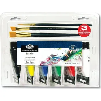 Vodová barva Royal & Langnickel ACR75-6B Sada akrylových barev 6 x 75 ml 9 ks