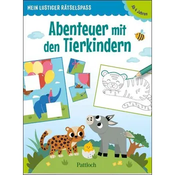 První čtění Mein lustiger Rätselspaß - Abenteuer mit den Tierkindern - Pattloch Verlag