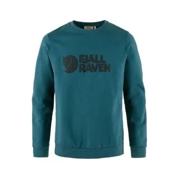 Pánská mikina Fjällräven Logo Sweater Men Deep Sea modrá XL