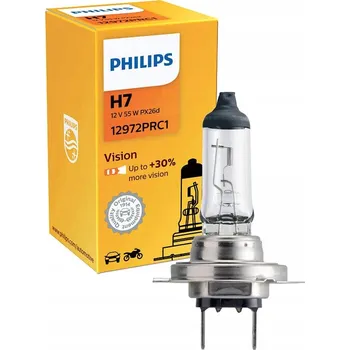 Autožárovka Philips Vision 12972PRC1 H7 12V 55W