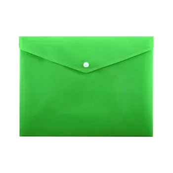 Set školních potřeb Koperta na zatrzask A4 PP-113 zielona PENMATE