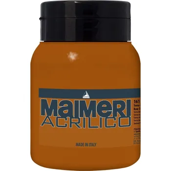 Vodová barva Maimeri Acrilico Akrylová barva Raw Sienna 161 500 ml 1 ks