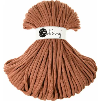 Příze Bobbiny Jumbo 9 mm 100 m Terracotta Šňůra
