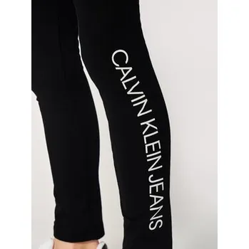 Dámské legíny Calvin Klein Jeans Legíny Logo IG0IG00740 Černá Slim Fit 16Y