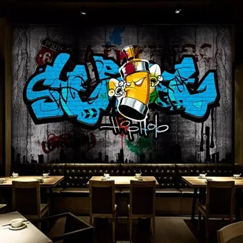 Fototapeta Solution Media 3D tapeta - Retro street graffiti MU2521 1 - Voděodolné plátno - Textilní tapeta omyvatelná - 250g/m2