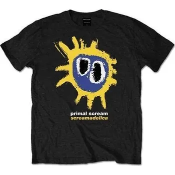 Pánské tričko Primal Scream Screamadelica Yellow Black 2XL Tričko