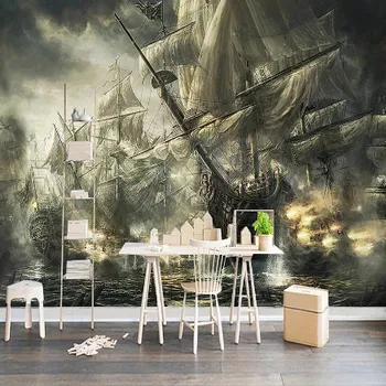 Fototapeta Solution Media 3D tapeta - Pirátská loď MU3077 3 - 3D Relief - Vliesová tapeta - 320g/m2