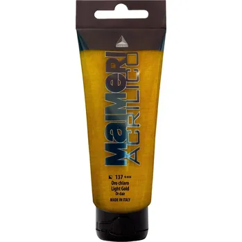 Vodová barva Maimeri Acrilico Akrylová barva Light Gold 137 200 ml 1 ks