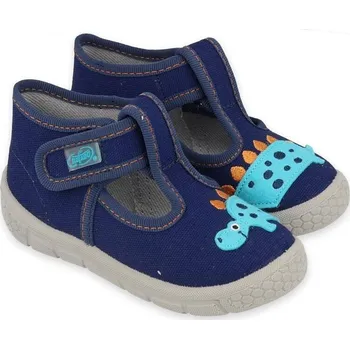 Chlapecké bačkory Chlapecké bačkůrky BEFADO HONEY 531P118 modré, dino Velikost: 20