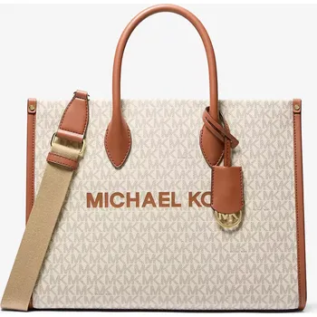 MICHAEL KORS dámská velká kabelka Mirella mléčná logová