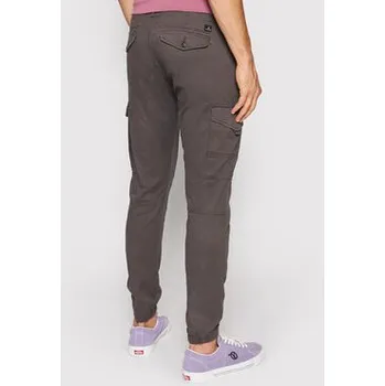 Pánské kalhoty Jack & Jones Kalhoty z materiálu Paul 12140326 Šedá Tapered Fit 28_32