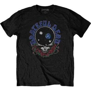 Grateful Dead Space Your Face & Logo Black M Tričko