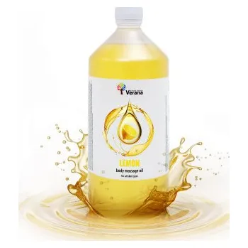 Masážní přípravek VERANA Masážní olej citrón 1000 ml