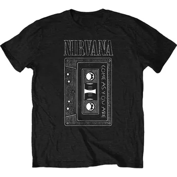 Pánské tričko Nirvana As You Are Tape Black L Tričko