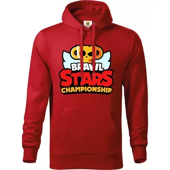 Chlapecká mikina Pánská a dětská mikina Brawl Stars Championship červená AKCE S