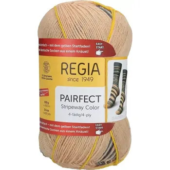 Příze Regia 4-Ply Pairfect 2302 Cedar-Apricot (Ponožková příze Regia Pairfect 2302 Cedar-Apricot)