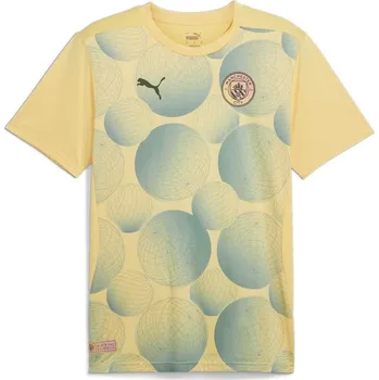 Puma Manchester City Pre Match Shirt 2024 2025 Adults Beige M