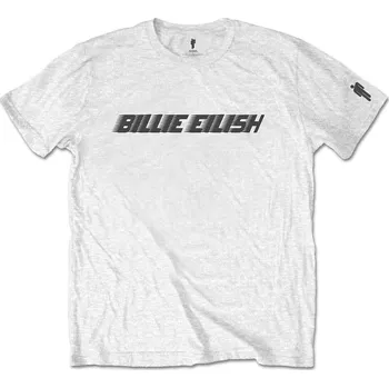 Billie Eilish Black Racer Logo White 2XL Tričko