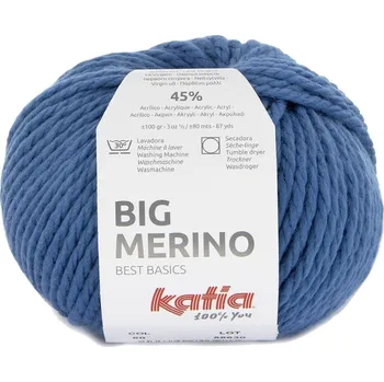 Příze Katia Big Merino 60 Jeans Pletací příze