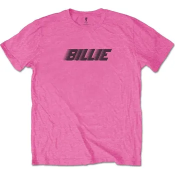 Pánská móda Billie Eilish Tričko Racer Logo & Blohsh Unisex Pink 2XL