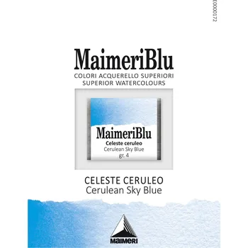 Výtvárné potřeby Maimeri Blu Akvarelová barva Cerulean Sky Blue 417 1,5 ml 1 ks