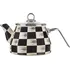 Varná konvice Orion Čajník šachovnice lem 2 l černá/béžová