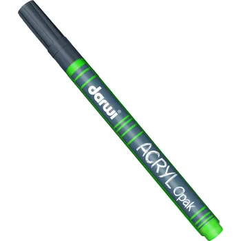 Darwi Acryl Opak Marker Akrylový fix Permanent Green 3 ml 1 ks