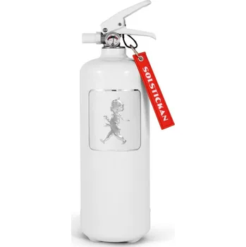 Hasicí přístroj SN - HASICÍ PŘÍSTROJ 2 KG Bílá lesklá / stříbrný lesklý emblém