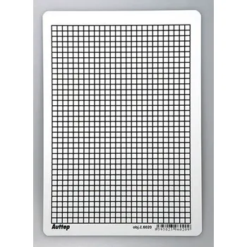 Psací podložka podložka do sešitu A4 PVC linka-čtvereček