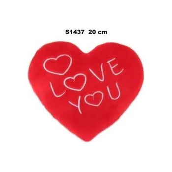 plyšák Poduszka Serce 20cm