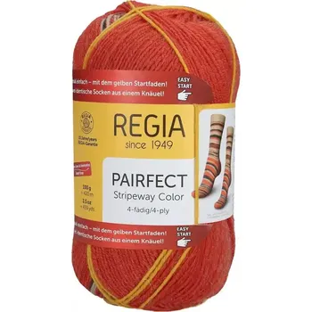 Příze Regia 4-Ply Pairfect 2300 Beige-Orange (Ponožková příze Regia Pairfect 2300 Beige-Orange)