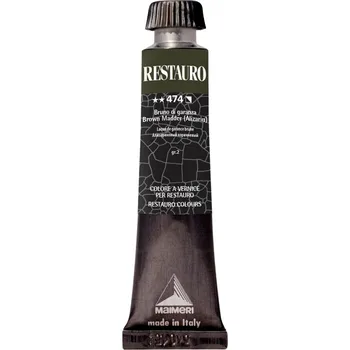 Vodová barva Maimeri Varnish Restauro Restaurační barva Brown Madder(Alizarin) 474 20 ml 1 ks