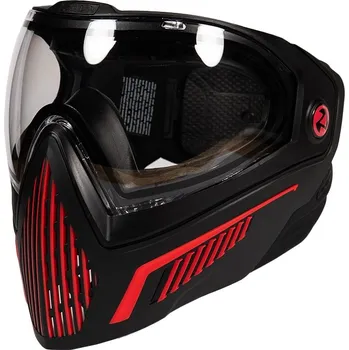 Airsoft FMA FMA celo-obličejová maska F5 STORM - Černá/červená