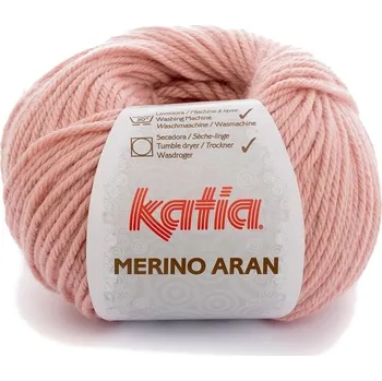 Příze Katia Merino Aran 83 Medium Rose Pletací příze