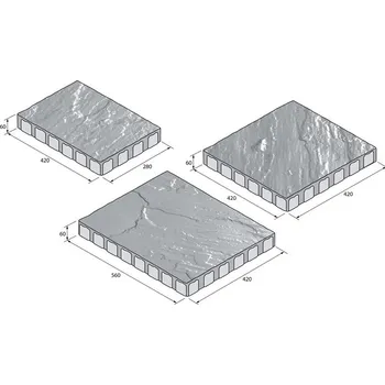 Stavebniny BEST ALTEA výška 60mm colormix sand STANDARD