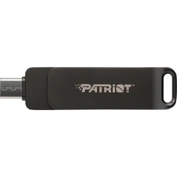USB flash disk Patriot RAGE R550/1TB/USB 3.2/USB-A + USB-C/Černá