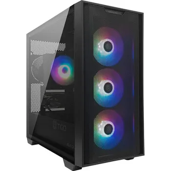 Stolní počítač TIGO Powered by ASUS R5-5600 RTX 4060 Ti - 1TB 16GB WIFI Černá