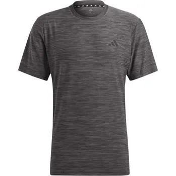Pánské tričko Pánské sportovní tričko adidas TRAIN ESSENTIALS TEE S Černá, Šedá