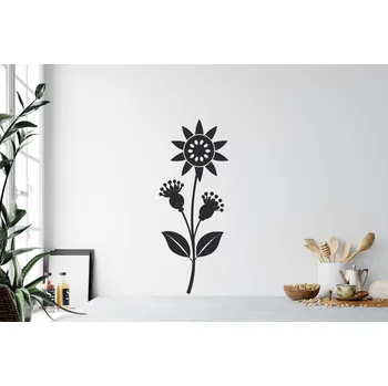 Samolepící dekorace Lepy.cz Samolepka na zeď Pampeliška Velikost (šířka x výška): l5x37cm, Barevná varianta: Světle žlutá