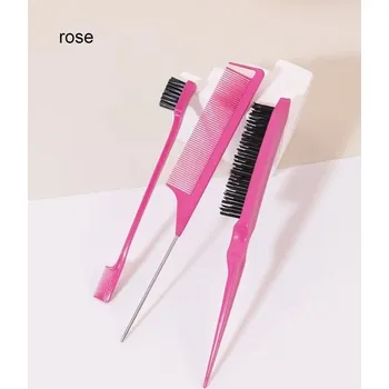 Vlasová regenerace Sada hřebenů a kartáčů na vlasy | péče o vlasy 3 ks - DGsanjiantao-mei