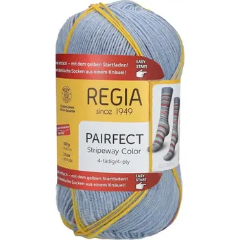 Příze Regia 4-Ply Pairfect 02297 jeans-sky color (Ponožková příze Regia Pairfect 02297 jeans-sky color)
