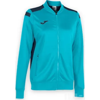 Dámská mikina Dámská mikina JOMA CHAMPIONSHIP VI, barva zářivě tyrkysová - tmavě modrá, velikost XS