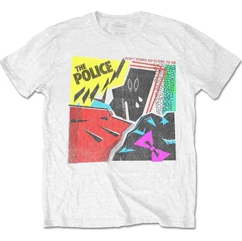 Pánské tričko The Police Tričko Don't Stand Unisex White XL
