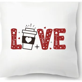 Žertovný předmět Polštář z lásky - I LOVE COFFEE
