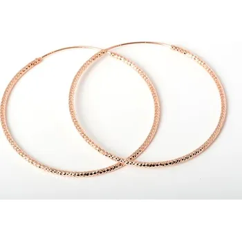 Náušnice Stříbrné pozlacené naušnice kruhy SVLE0216XD5R040