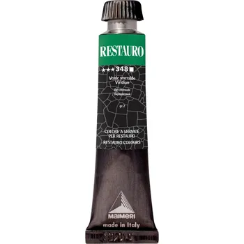Speciální výtvarná barva Maimeri Varnish Restauro Restaurační barva Viridian 348 20 ml 1 ks