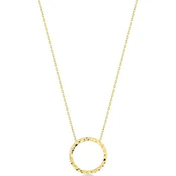 Náhrdelník Lillian Vassago Zlatý náhrdelník s kroužkem LLV82-GN010Y varianty: 52cm + 3cm