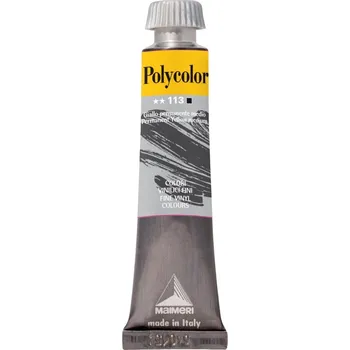 Vodová barva Maimeri Vynil Polycolor Akrylová barva Permanent Yellow Medium 113 20 ml 1 ks