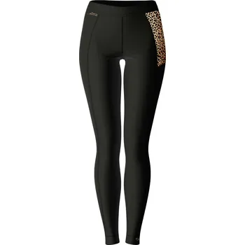 Dámské termo spodky Dámské funkční spodky dlouhé LEO černá/hnědá Bamboo Heavy - Hnědá / XXL